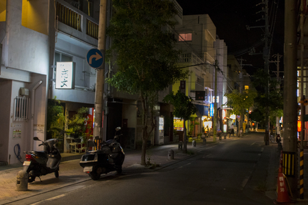 栄町（夜）・通り沿い（横）：No.1616