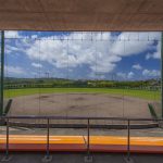 東風平野球場・内野観覧席から見たグラウンド（横）：No.2300